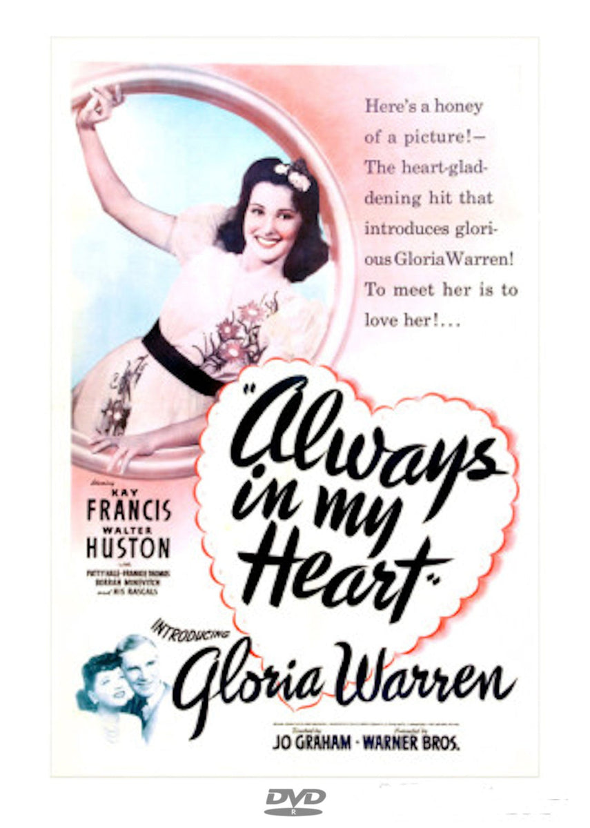 Always In My Heart DVD 1942 Kay Francis Walter Huston and Gloria Warren