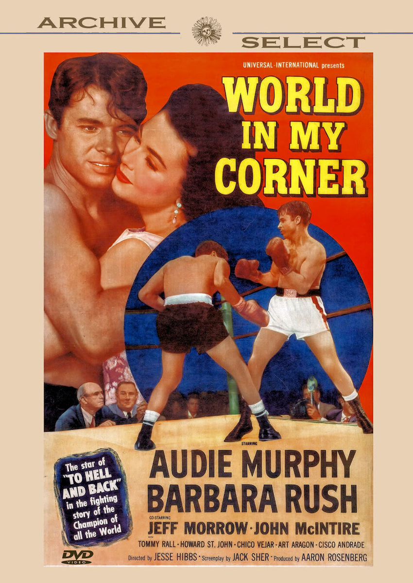 World In My Corner (1956) DVD Audie Murphy, Barbara Rush, Jeff