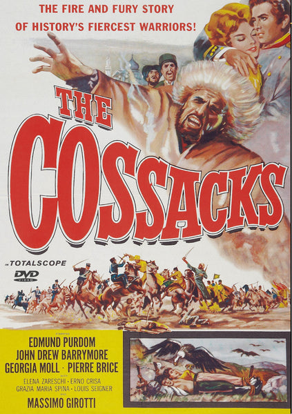 The Cossacks (1960) DVD Edmund Purdom John Drew Barrymore Giorgia Moll 1800s Russia Chechens