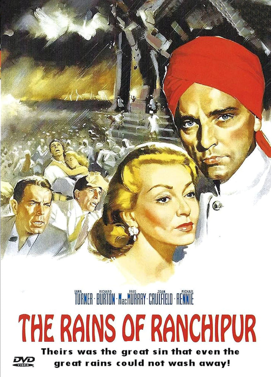 Rains of Ranchipur DVD 1955 Lana Turner Richard Burton Fred MacMurray ...
