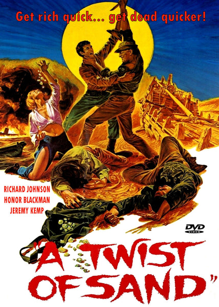 A Twist of Sand 1968 DVD Richard Johnson, Honor Blackman, Jeremy Kemp, Peter Vaughan, Roy Dotrice