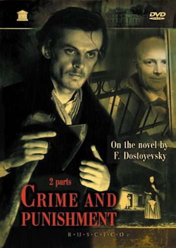 Crime and Punishment Russian1970 2 Disc DVD set English subtitles