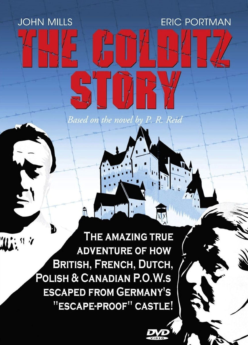 The Colditz Story DVD 1955 John Mills Eric Portman WWII POW Escape ...