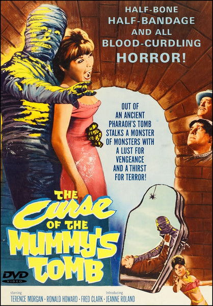The Curse of the Mummy's Tomb 1964 DVD Terence Morgan Ronald Howard Fred Clark Jack Gwillim Hammer