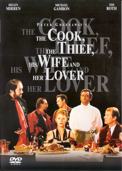 The Cook, The Thief, His Wife, and Her Lover DVD 1989 Helen Mirren Widescreen Peter Greenaway