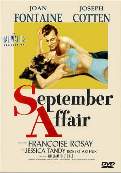 September Affair DVD 1950 Joseph Cotten Joan Fontaine Jessica Tandy Francoise Rosay Jimmy Lyndon 