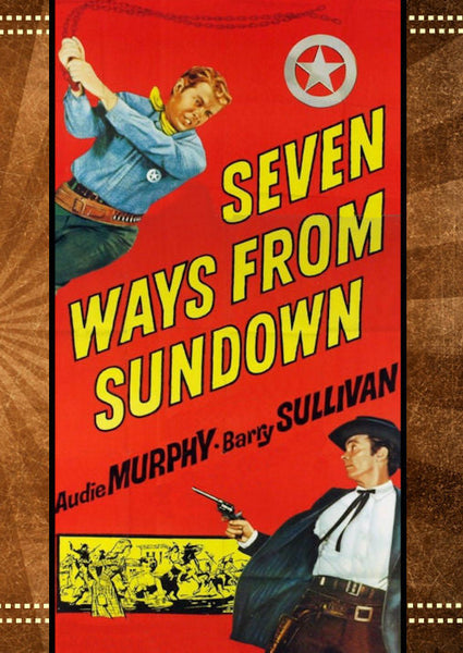Seven Ways From Sundown DVD 1960 Audie Murphy Barry Sullivan John McIntire Remastered Audie's best 