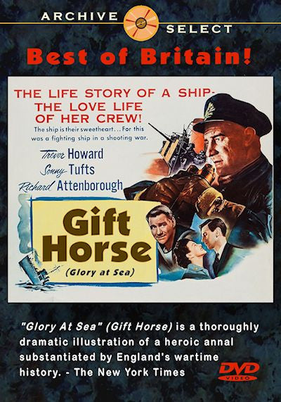 Gift Horse Glory at Sea 1952 DVD Trevor Howard Richard Attenborough Sonny Tufts Region One