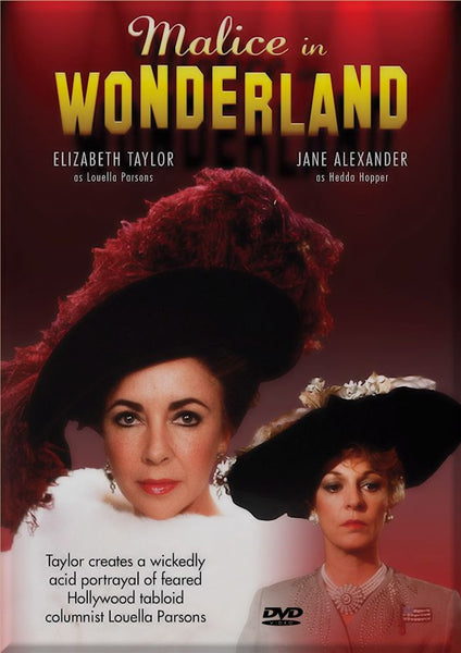 Malice in Wonderland 1985 DVD Elizabeth Taylor Jane Alexander TV Hedda Hopper Louella Parsons 