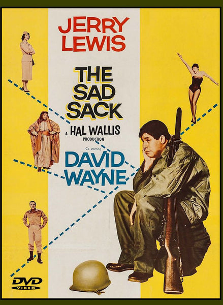 The Sad Sack 1957 DVD Jerry Lewis Peter Lorre Phyllis Kirk Plays in US "Sad Sack" comic strip