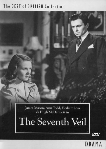 Seventh Veil 1945 DVD James Mason Ann Todd Herbert Lom "Home James" Playable in US "7th Veil"