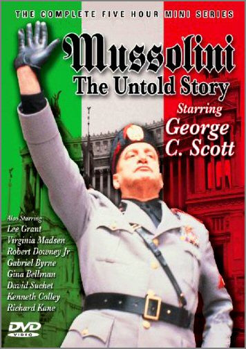 Mussolini The Untold Story 2-Disc 1985 George C Scott Virginia Madsen Lee Grant Plays in US