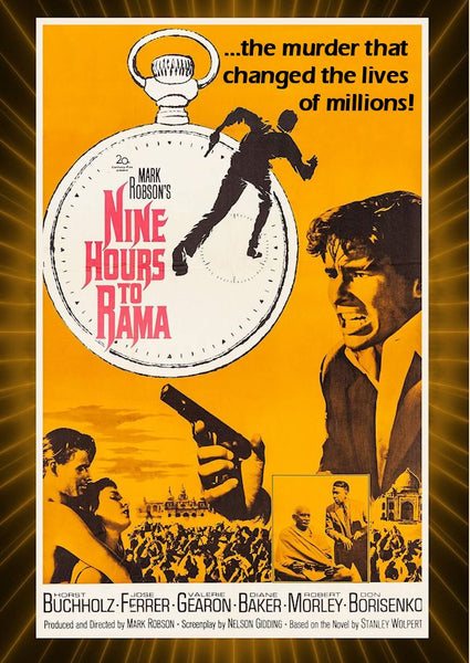 Nine Hours to Rama 1963 DVD Widescreen Horst Buchholz Plays in US Jose Ferrer Killing of Gandhi 1948