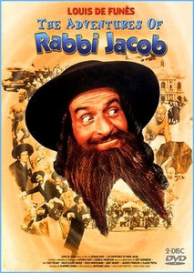 The Mad Adventures of Rabbi Jacob Dubbed Subtitled 1973 Plays in US Louis De Funes Miou-Miou 
