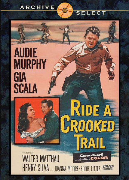 Ride a Crooked Trail 1958 DVD Audie Murphy remastered Gia Scala Walther Matthau Henry Silva