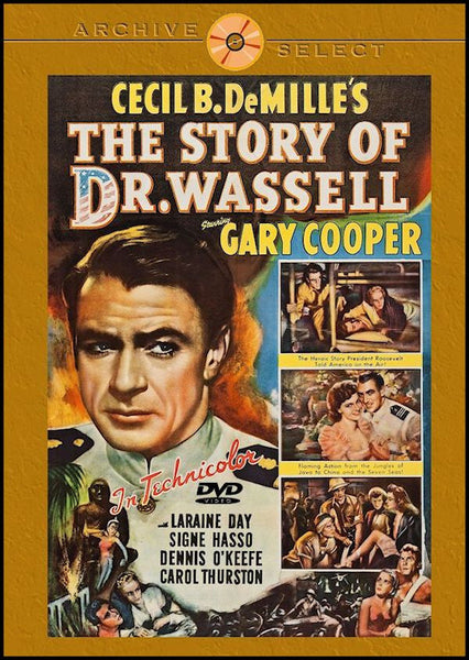 Story of Dr. Wassell 1944 DVD Gary Cooper Laraine Day remastered Cecil B. DeMille WWII hero